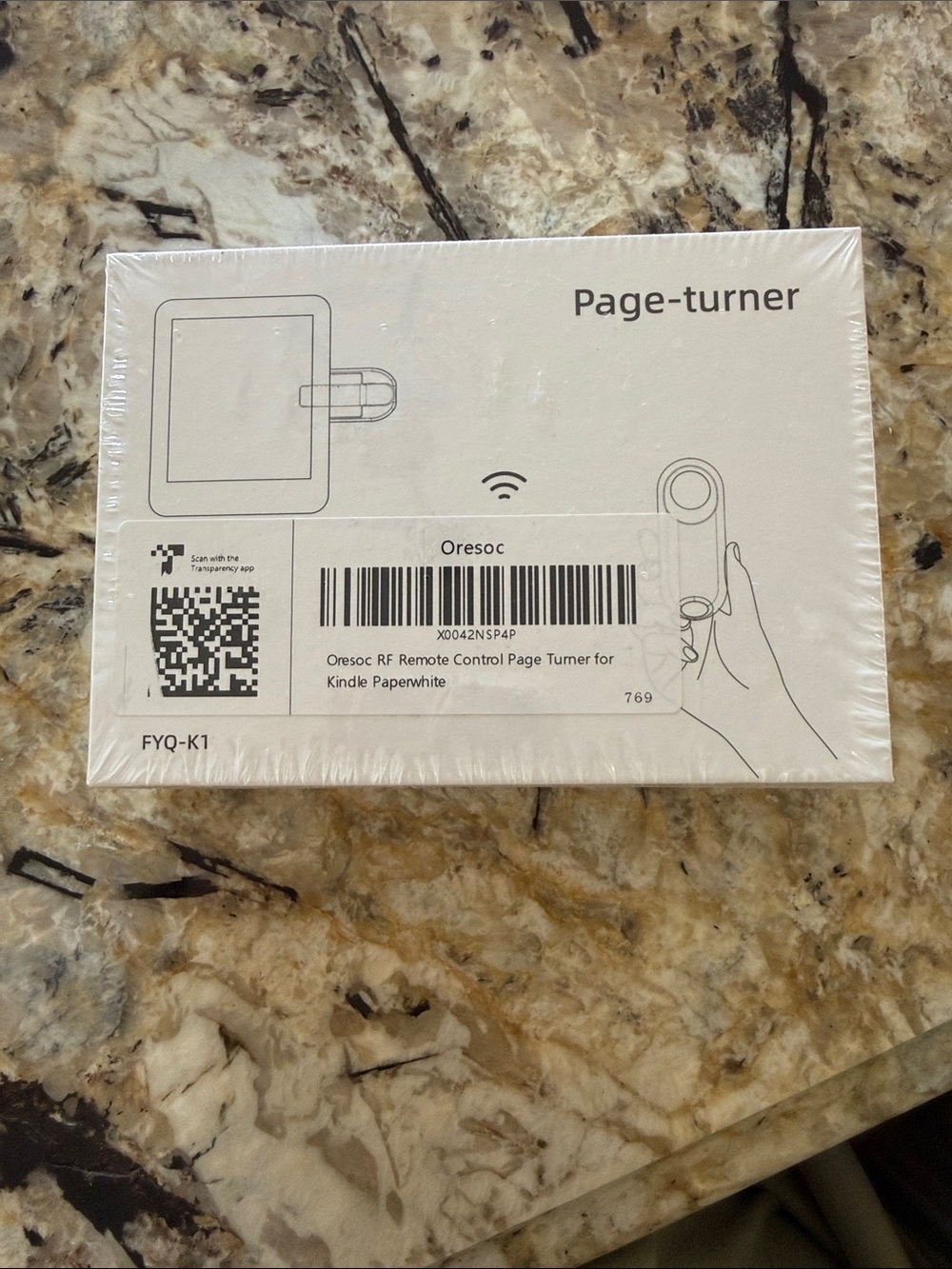 Oresoc Page-turner Remote for Kindle - White